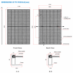 Trina 440W Vertex S+ Bifacial Solar Panels