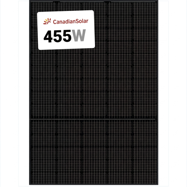 Canadian Solar 455W Black Monofacial Panel – 108 Half-Cells | Pallet of 30 | CS6.1-54TM-455H